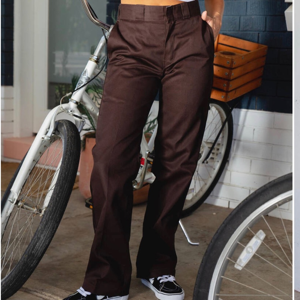 Dickies Women's 874 Original Utility Pants in Dark Brown